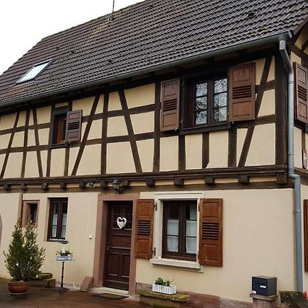 Gite Au Petit Ruisseau-Etage Et Combles-Maison Alsacienne 4 Personnes 4 Nuitees Minimum Langensoultzbach Exterior photo