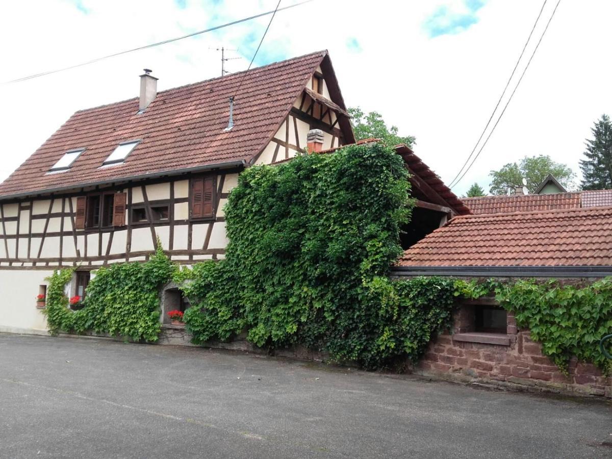 Gite Au Petit Ruisseau-Etage Et Combles-Maison Alsacienne 4 Personnes 4 Nuitees Minimum Langensoultzbach Exterior photo