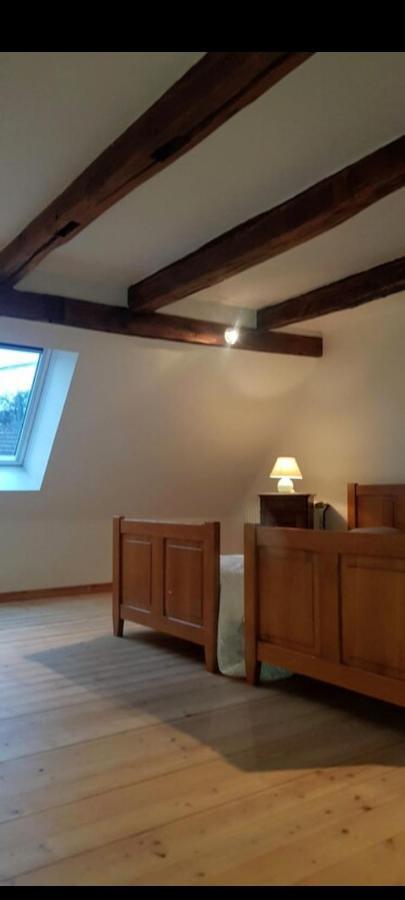 Gite Au Petit Ruisseau-Etage Et Combles-Maison Alsacienne 4 Personnes 4 Nuitees Minimum Langensoultzbach Exterior photo